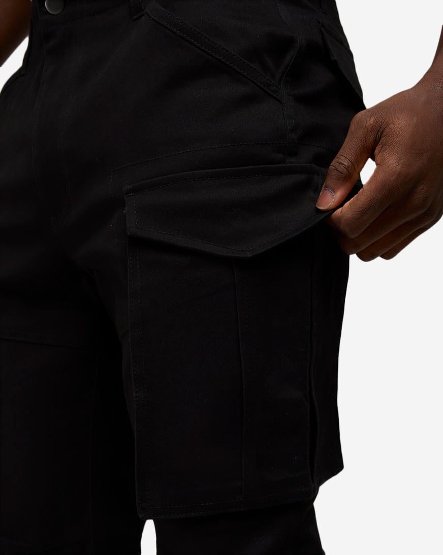 Shop American Stitch Basic Twill Cargo Pant HD18107-BLK black