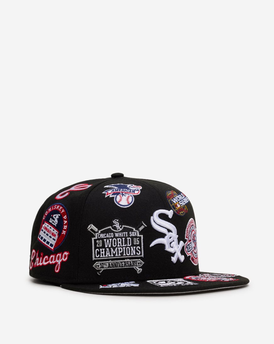 Shop New Era 59Fifty Chicago White Sox All Over Fitted Hat