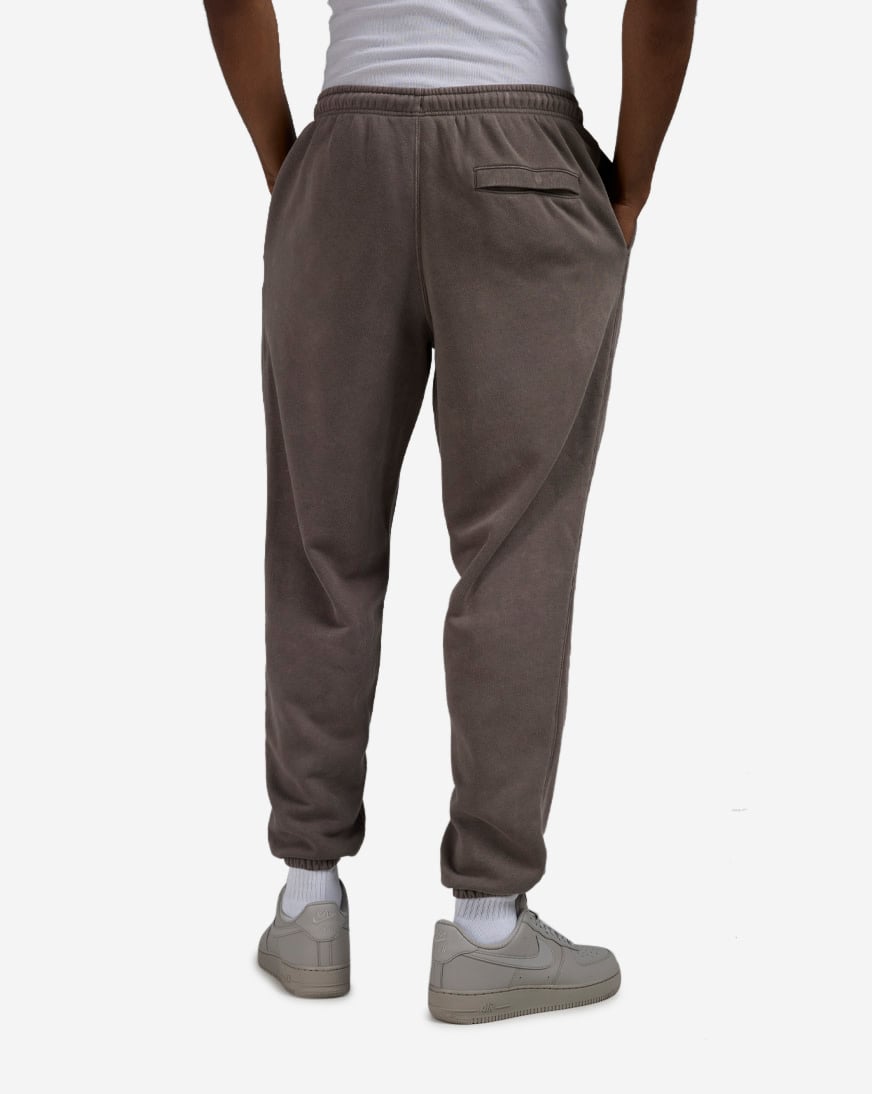 Shop Nike NSW Club Washed Cuffed Fleece Pants IQ1218-289 brown