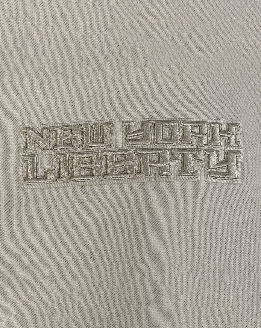 Shop PRO STANDARD New York Liberty Neutral Drop Shoulder Fleece