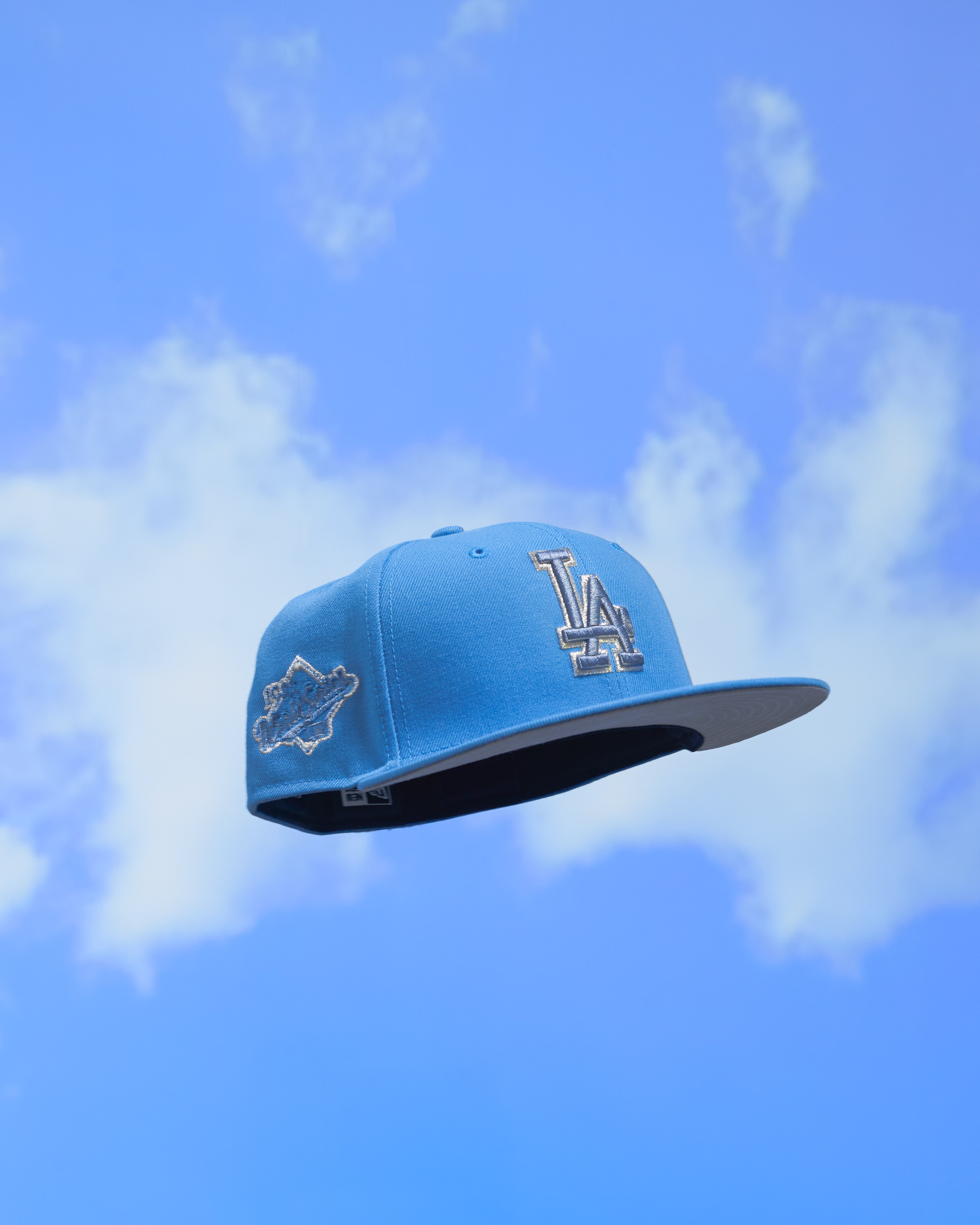 Shop New Era 59Fifty Los Angeles Dodgers Fitted Hat 71015715 blue