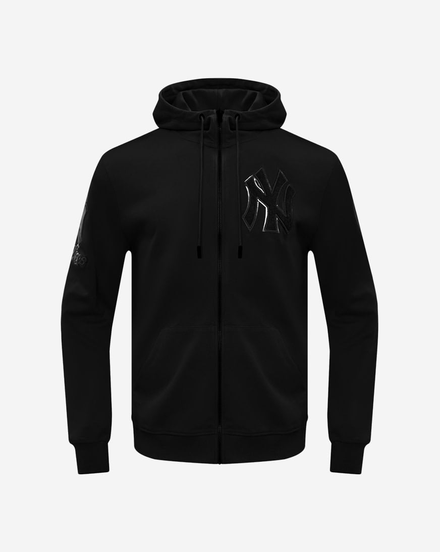 Shop PRO STANDARD New York Yankees Triple Black Full-Zip