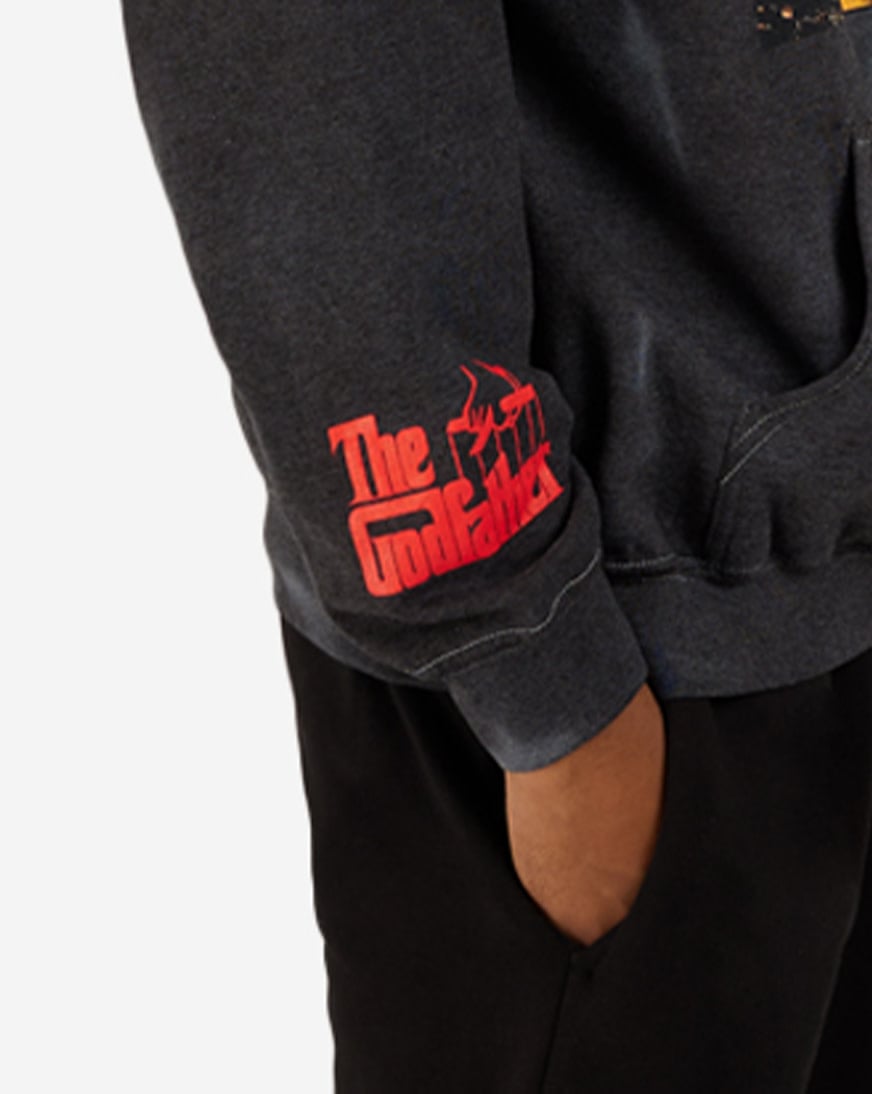 Shop Graphic Hoodie The Godfather Sitting GOF1400XH black | SNIPES USA