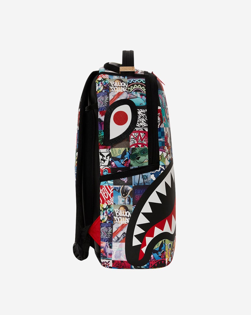 SPLÄSH SNEAKER POCKETS Shop Sprayground Checkered Imagination Backpack B5139 multi