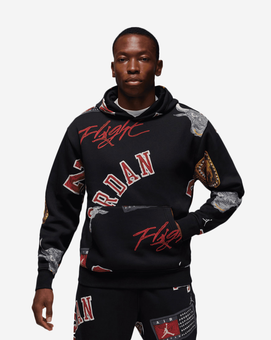 Jordan Essential AOP Fleece Pullover Hoodie | Connecticut Post Mall