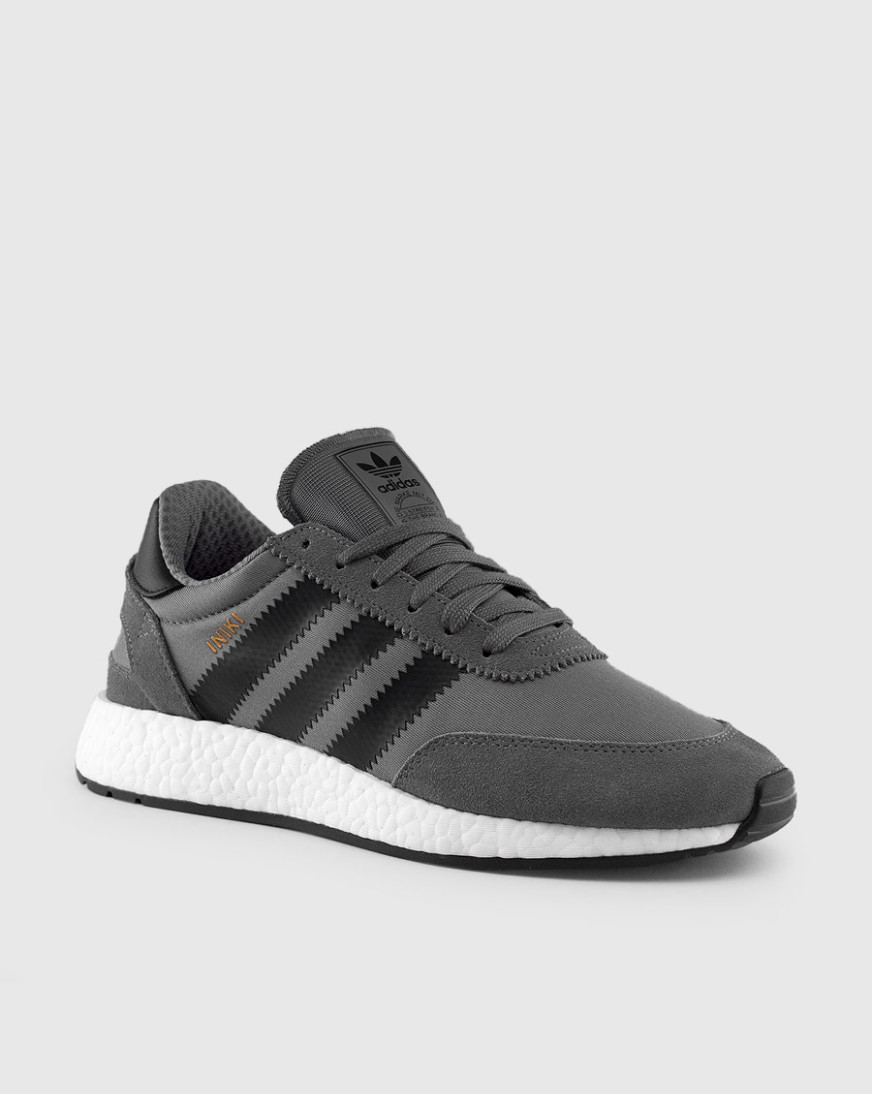 Shop adidas Iniki Runner Grey Black BY9732 | SNIPES USA