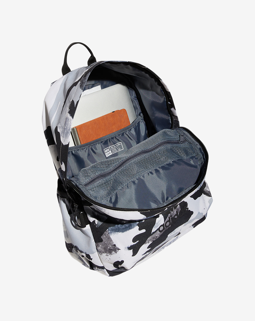 adidas trefoil backpack camo