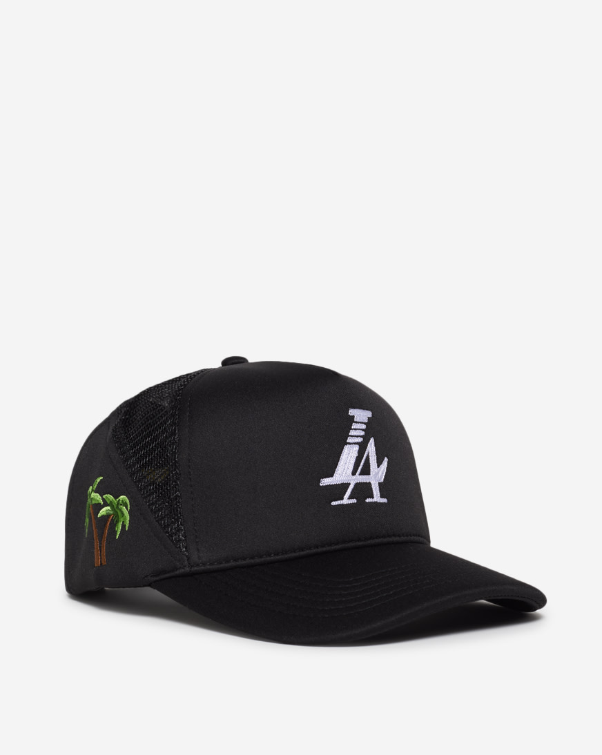 帽子 REFERENCE PARADISE LA HOLLYWOOD NIGHTS Shop Reference Paradise L.A. Trucker Hat REF116 black