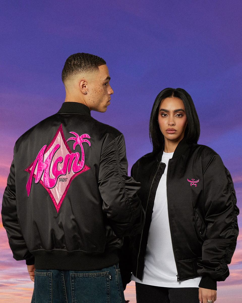 MCM x SNIPES Miami Palm Bomber Jacket Black