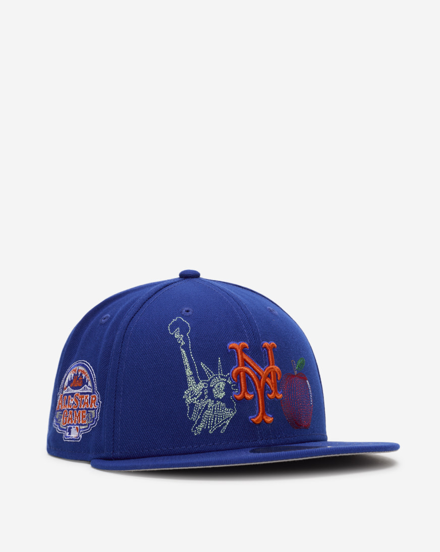 Shop New Era 59Fifty New York Mets State Stitch Fitted Hat