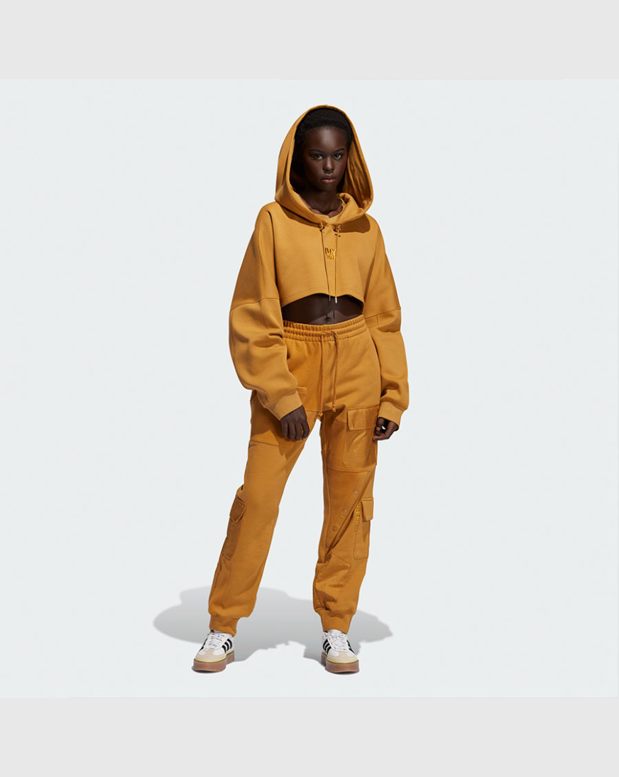 Shop adidas IVY PARK Hooded Shrug GR1442 brown | SNIPES USA