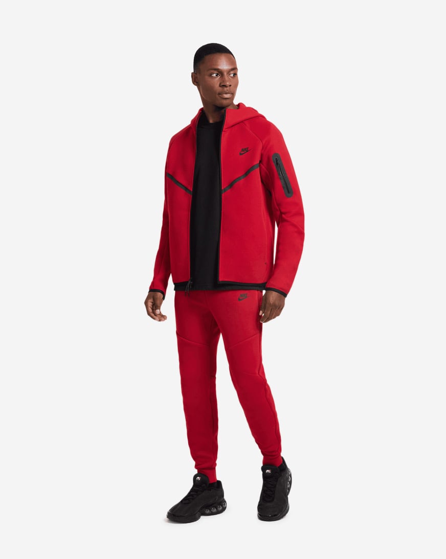 Shop Nike Tech Fleece Joggers HV0959-687 red | SNIPES USA