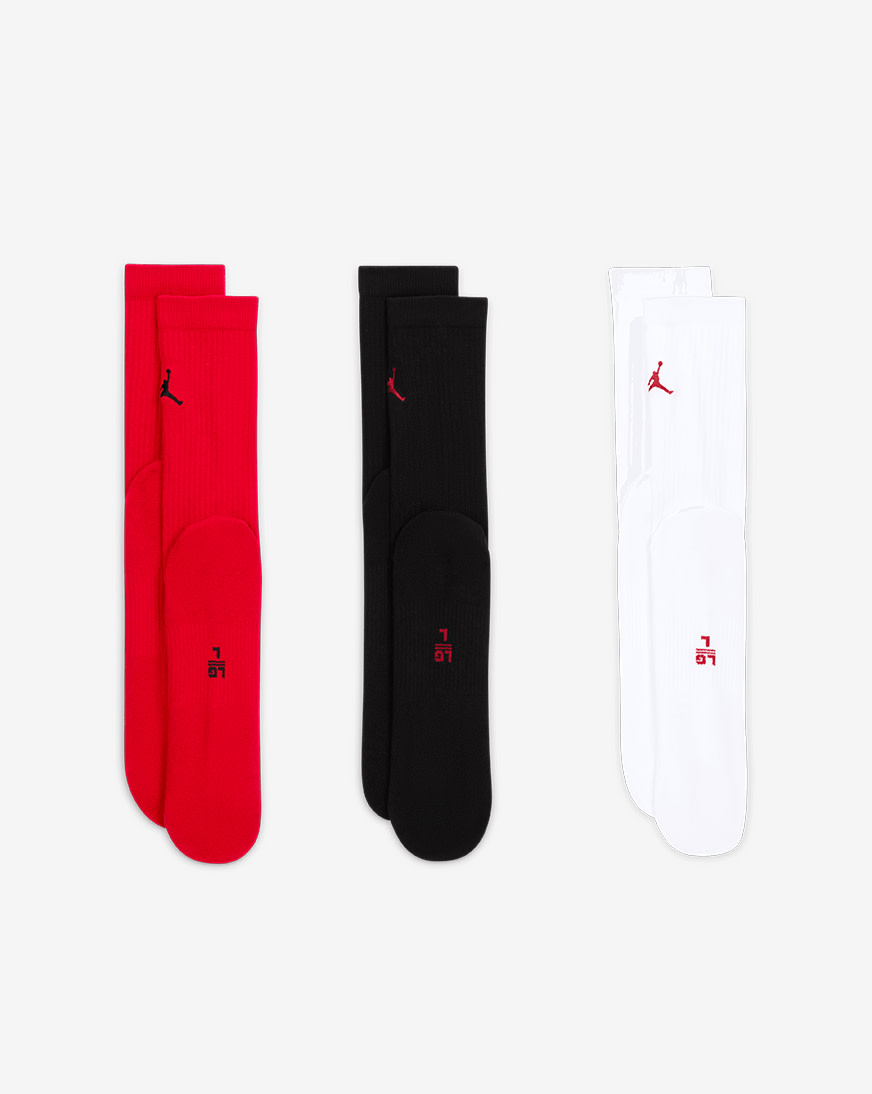 Shop Jordan Everyday Crew 3PK Socks (L) DX9632-918 multi