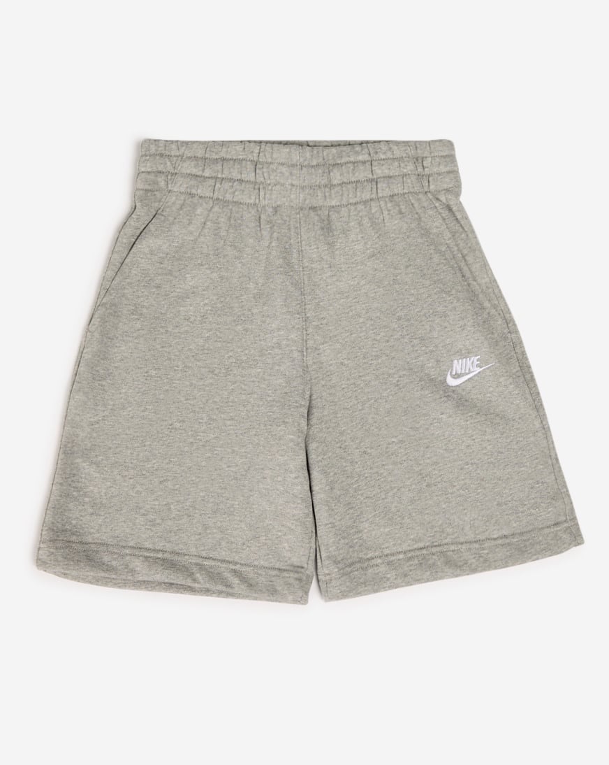 Shop Nike Big Kids' NSW Club Fleece Shorts FD3015-063 grey