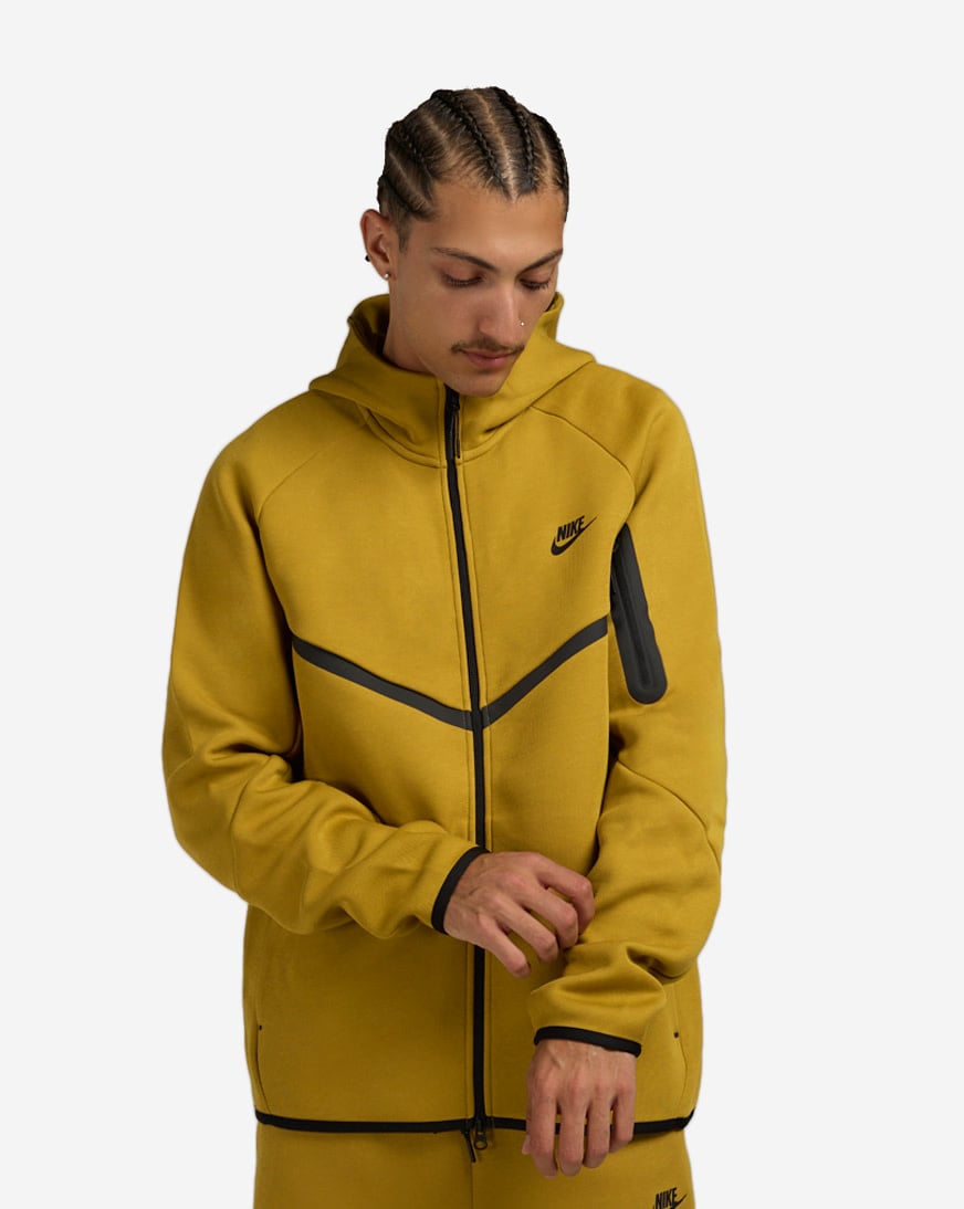 Shop Nike Tech Fleece Full-Zip Hoodie HV0949-352 brown | SNIPES USA