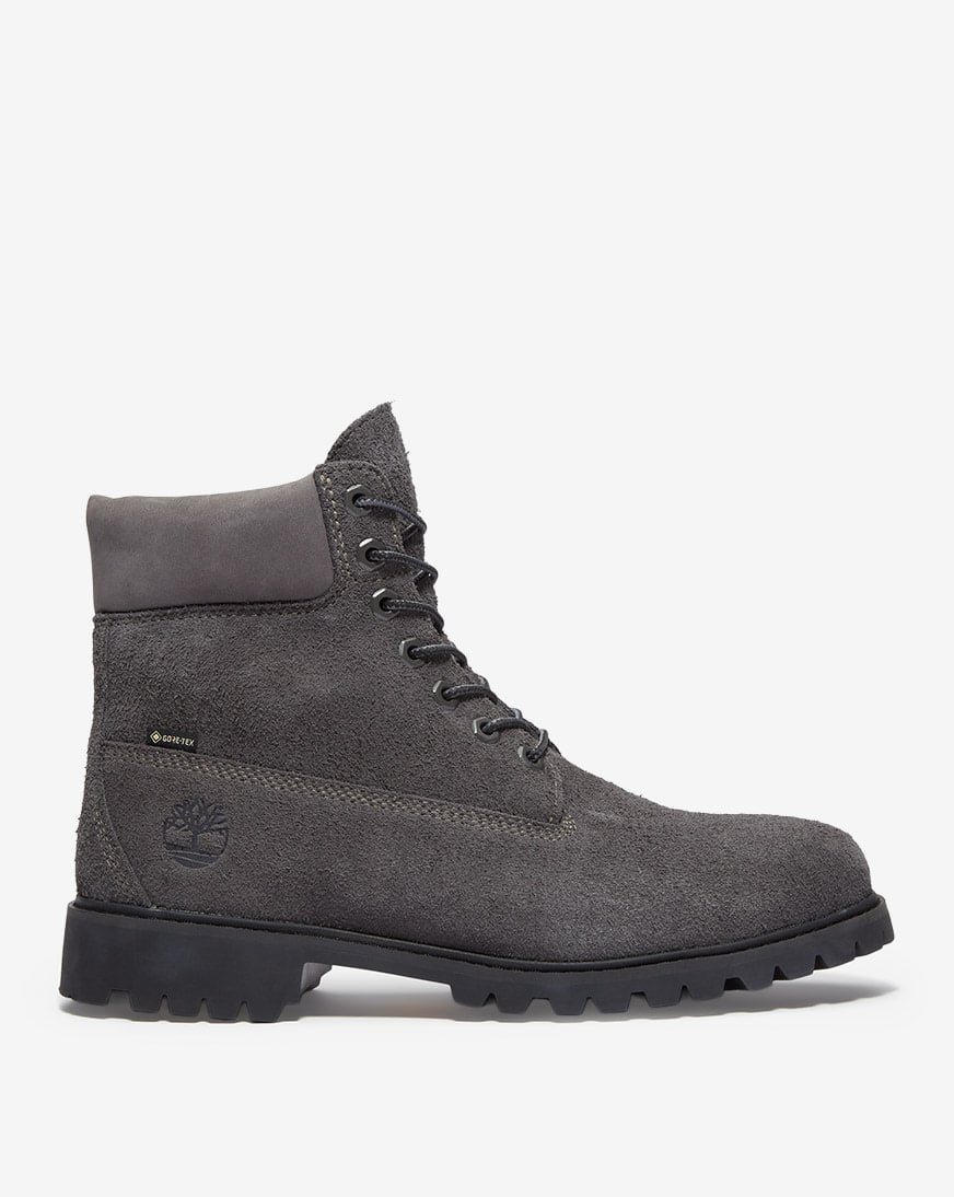 Shop Timberland 6 Inch Hairy Suede Premium Boot TB0A6F8FEEP1 grey