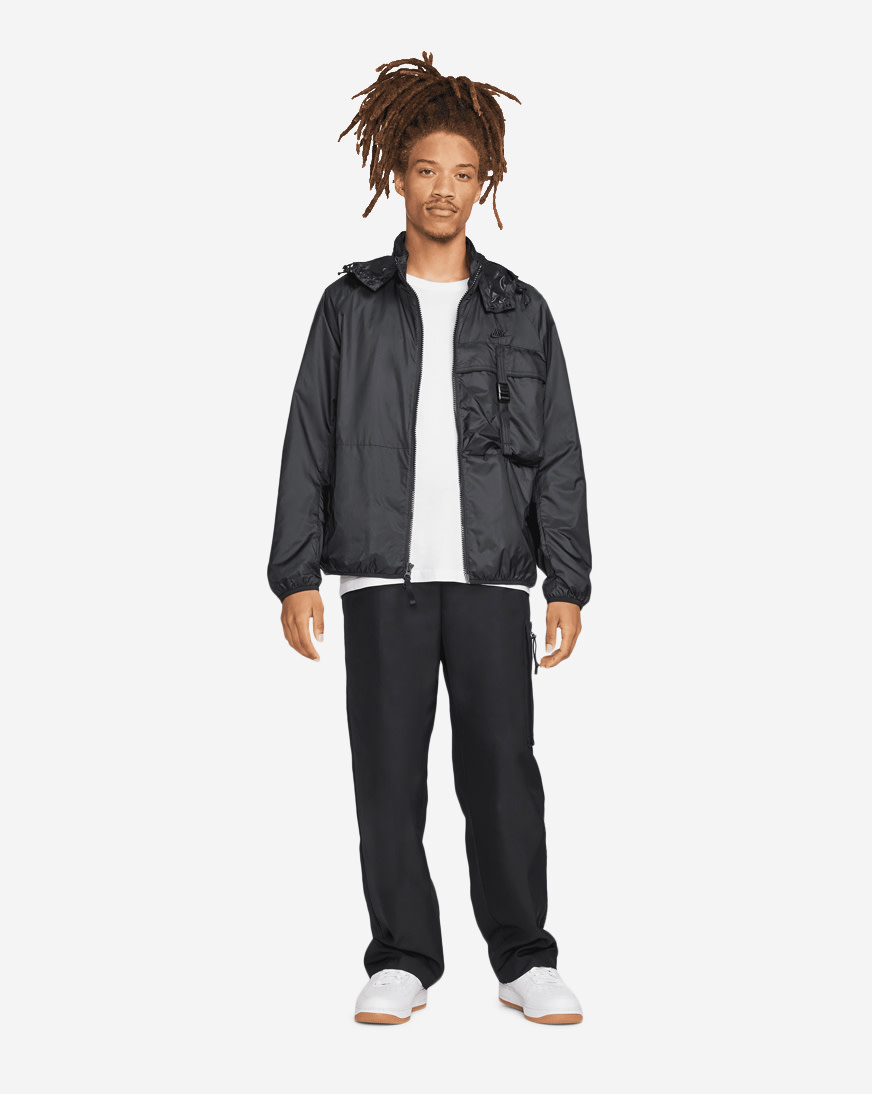 NIKE リバーシブル 中綿キルティングベスト フリース オールブラック テック Shop Nike NSW Tech Woven N24 Lined Jacket FB7903-010 black