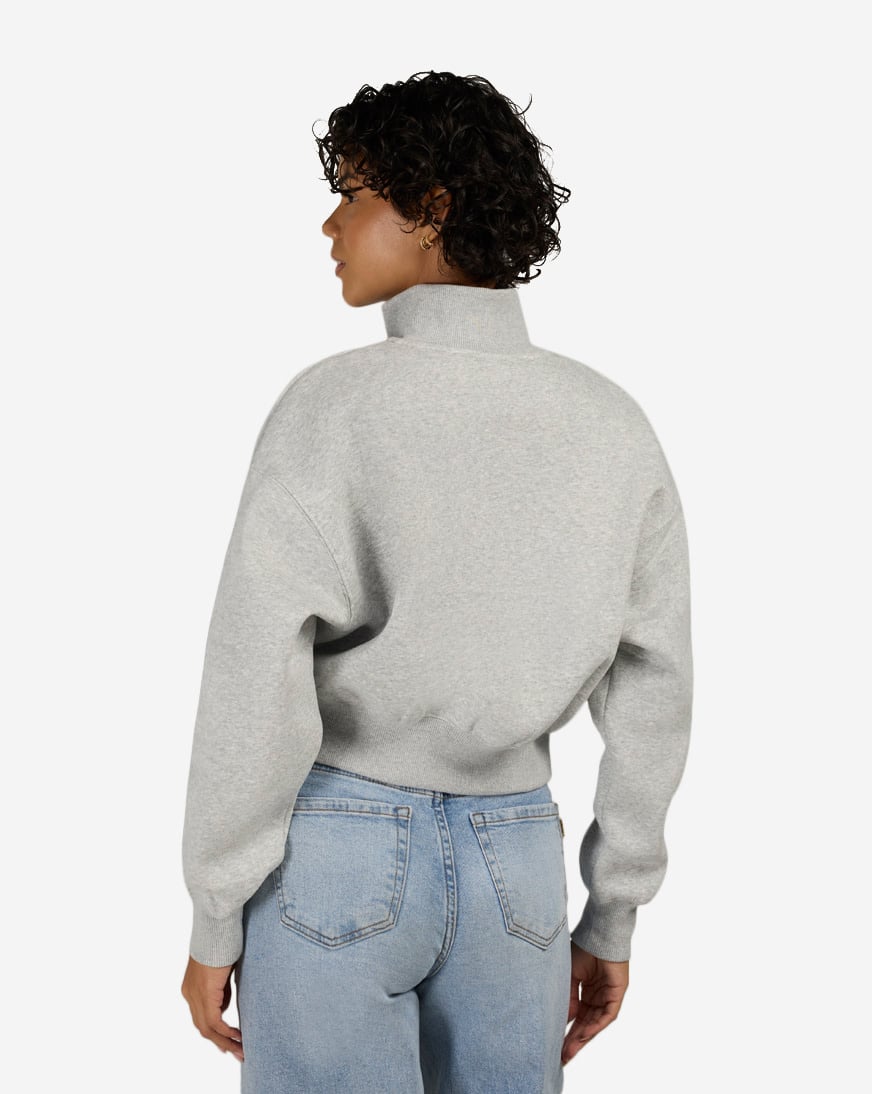 Shop Nike NSW Phoenix Fleece 1/4-Zip Cropped Sweatshirt DQ5767-043