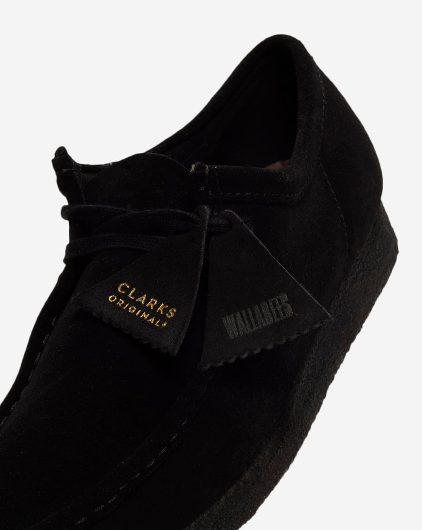 Shop Clarks Wallabee Suede 26155519 black | SNIPES USA