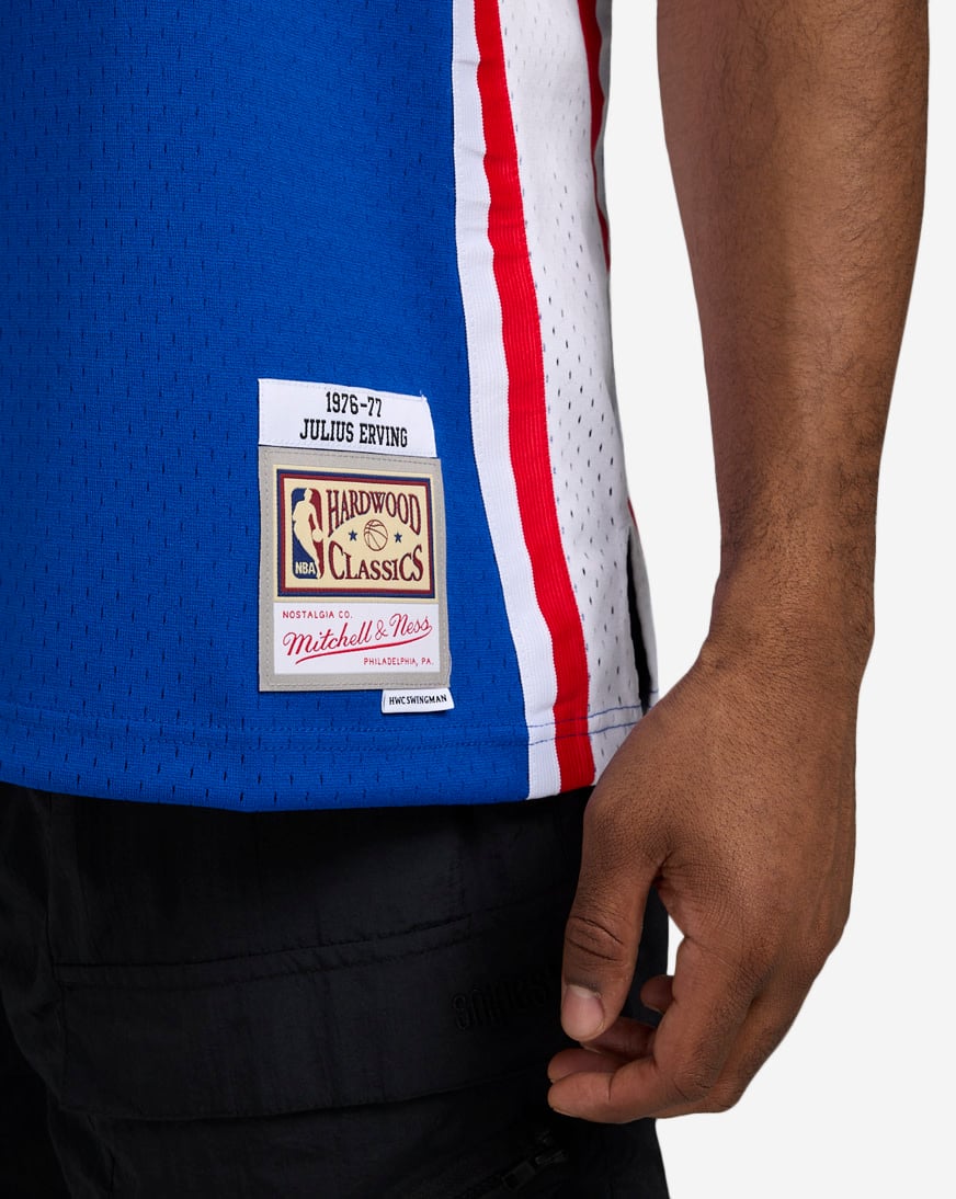 Shop Mitchell Ness Philadelphia 76ers Erving Swingman Jersey