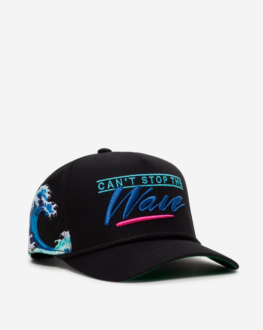 【1993studio】24SS★ Track Nylon Camp Cap Shop Field Grade Can't Stop The Wave Twill Trucker Hat