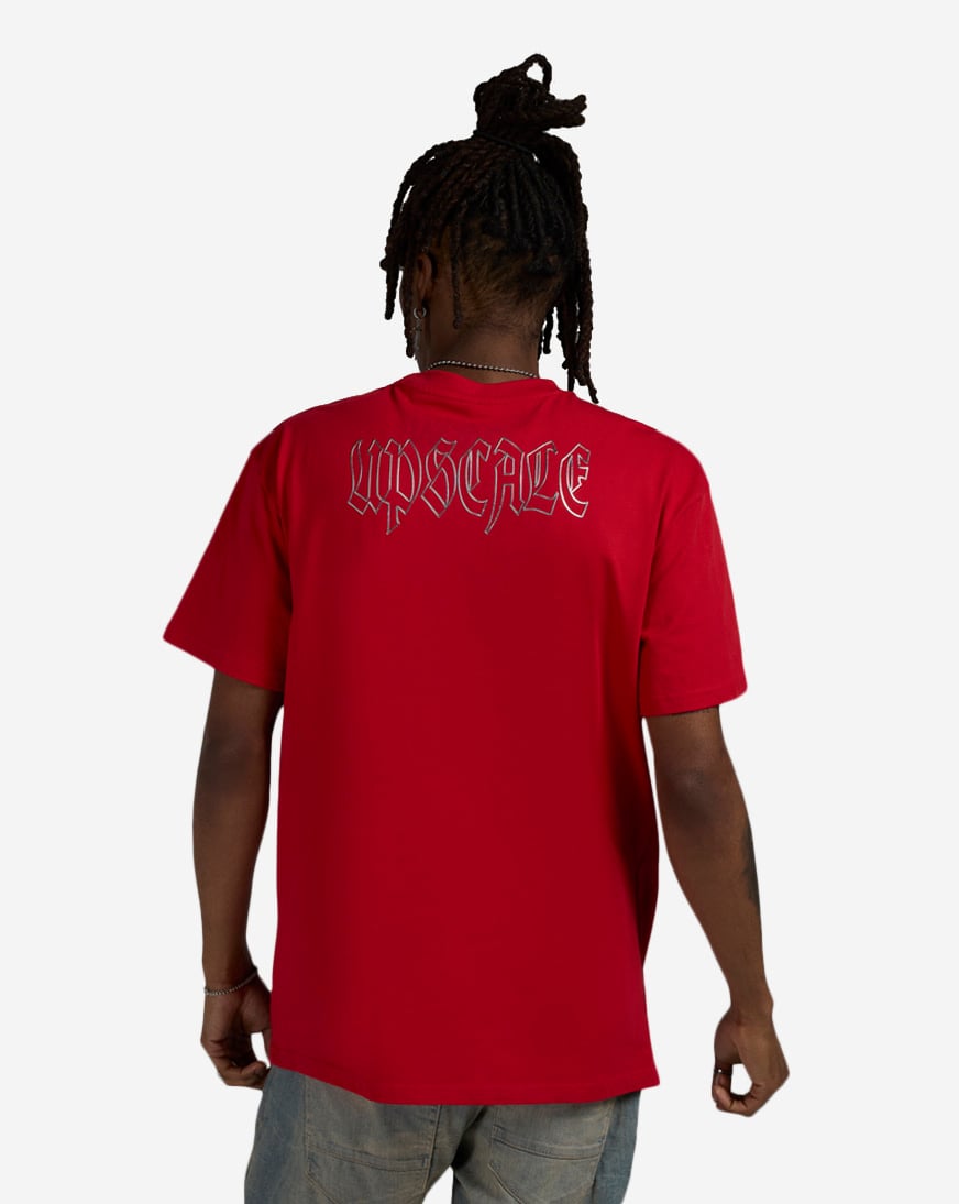 【即購入OK】STONE  クルーネックロンT サイズS レッド 即購入OK】STONE クルーネックロンT サイズS レッド 6.2オンス