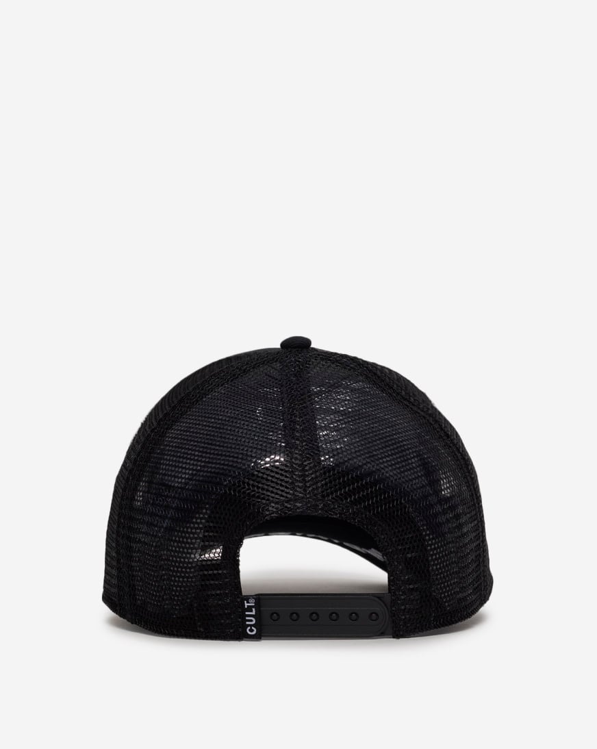 Shop Cult of Individuality Skulls Mesh Back Trucker Hat 625BS