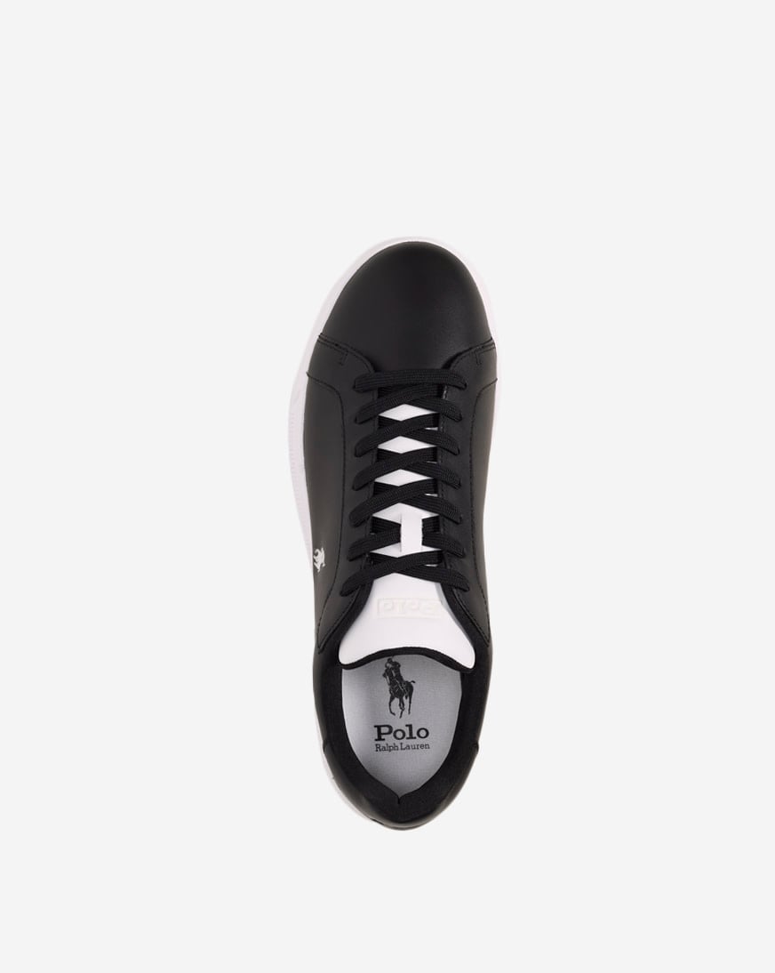 Shop Polo Ralph Lauren Leather Heritage Court 809944784004 black