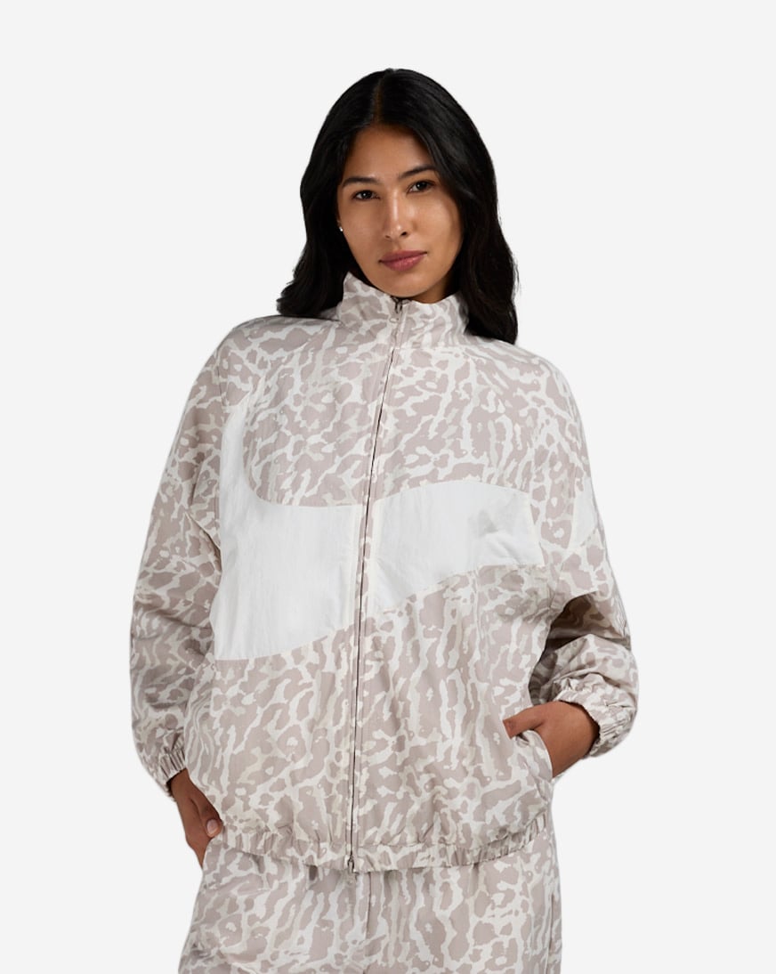 Shop Nike NSW Woven Printed Jacket IB7263-009 grey | SNIPES USA