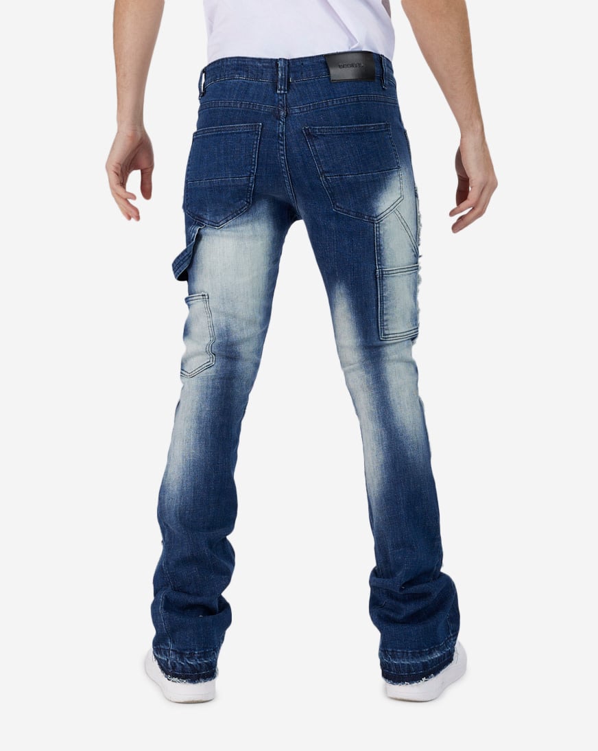 【BAON】22FW★ [BAON] Depons Side Coloring Denim Pants color-block-jeans.jpg