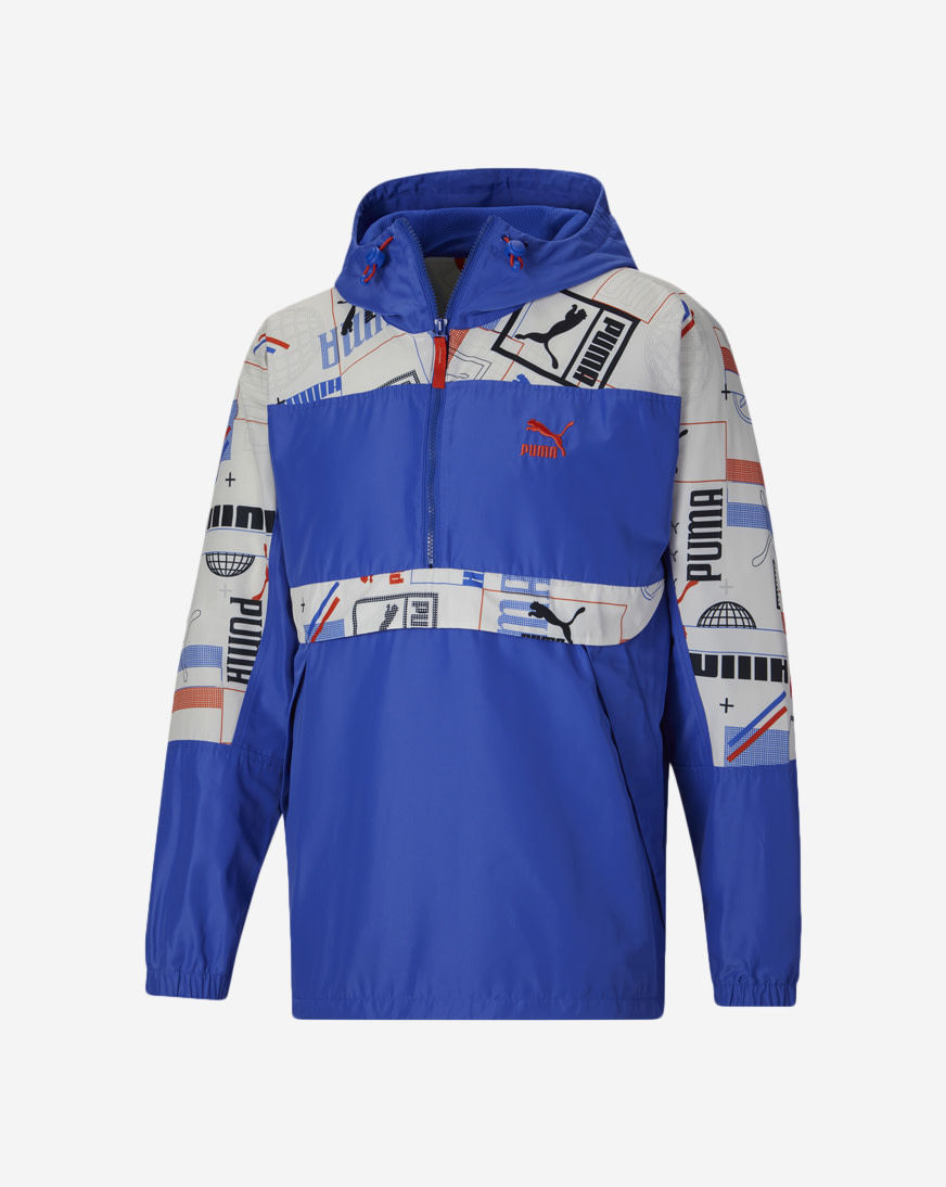 Shop PUMA Classics 48>23 Woven Jacket 62153792 blue | SNIPES USA