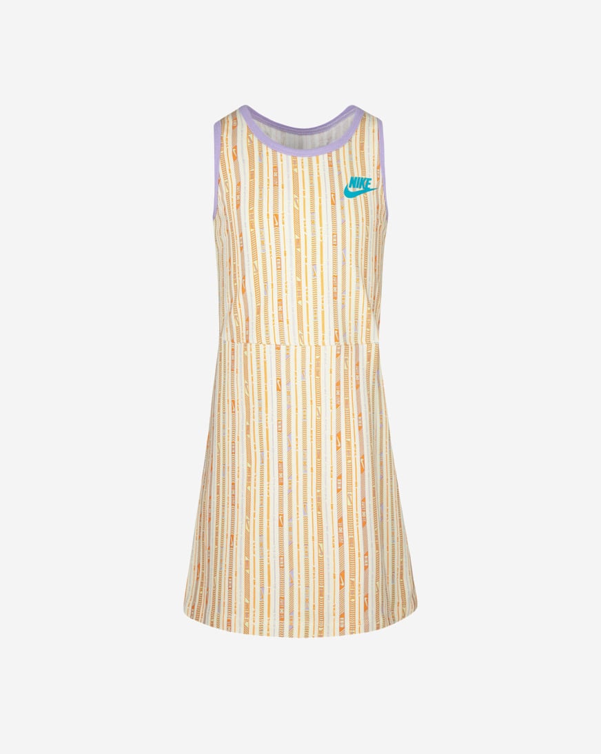 Little Kids' Happy Camper AOP Dress