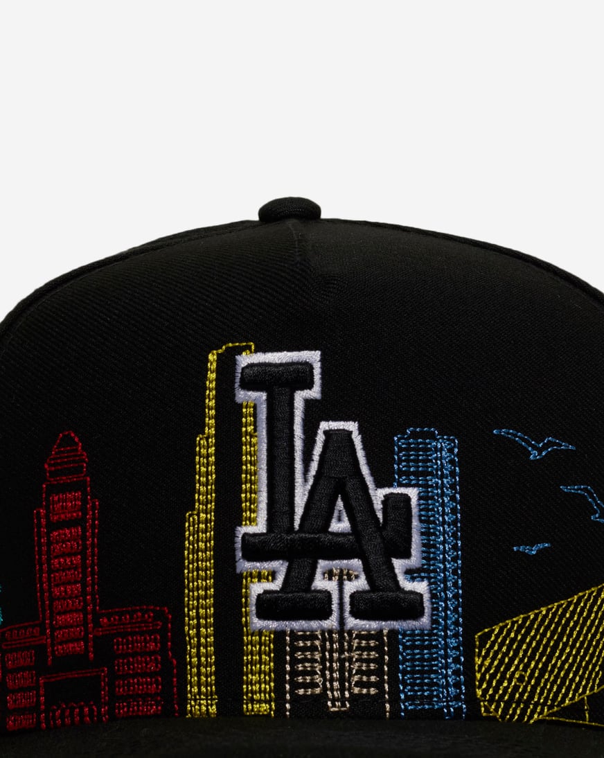 Shop New Era 9Fifty Los Angles Dodgers Skyline A-Frame Snapback