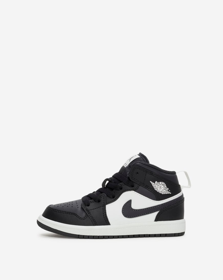 Nike Air Jordan 1 \"Black-lic\" 28.0㎝ Nike Air Jordan 1 Mid Black White Off Noir DQ8426-010 Men's or GS