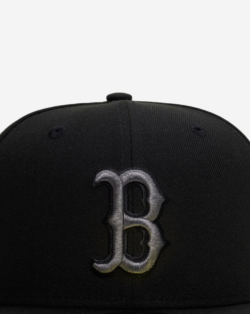 Shop New Era 59Fifty Boston Red Sox Core Fitted Hat 71032185 black