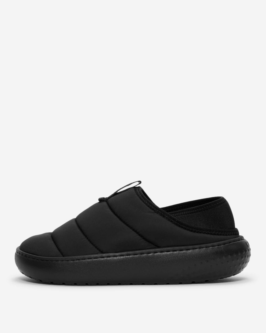 Shop Crocs Grade School Classic Puff Moc 210589-060KJ black