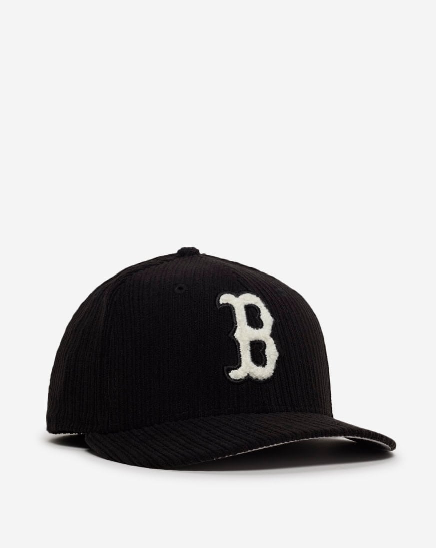 Shop New Era 59Fifty Boston Red Sox Chenille Cord Fitted Hat
