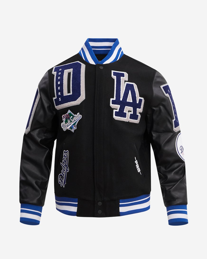 レア⭐️ Pro Standard LA Dodgers スタジャン 黒 2XL Shop PRO STANDARD Los Angeles Dodgers Mashup Rib Wool Varsity