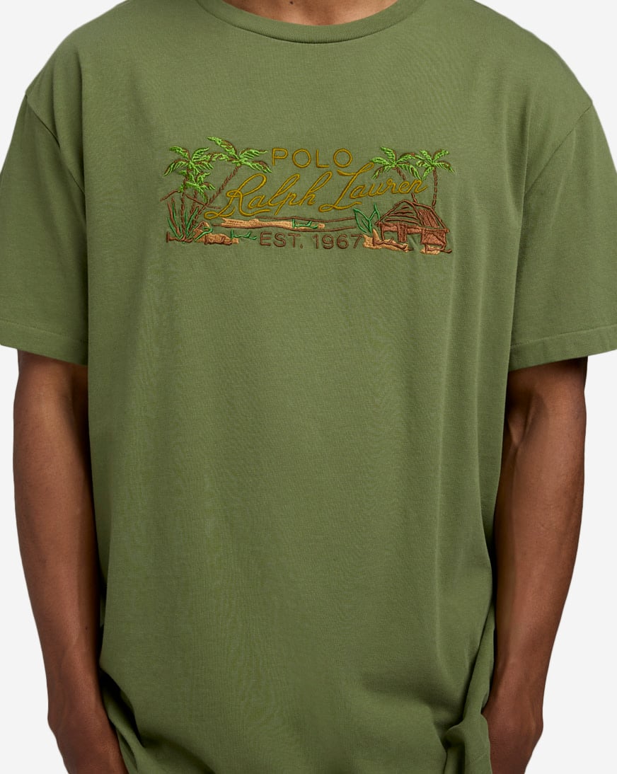 Tシャツ・カットソー Ralph Lauren SS25 T-shirts (710967436 CRUISE GREEN) Shop Polo Ralph Lauren Graphic Tee 710952043005-GRN green
