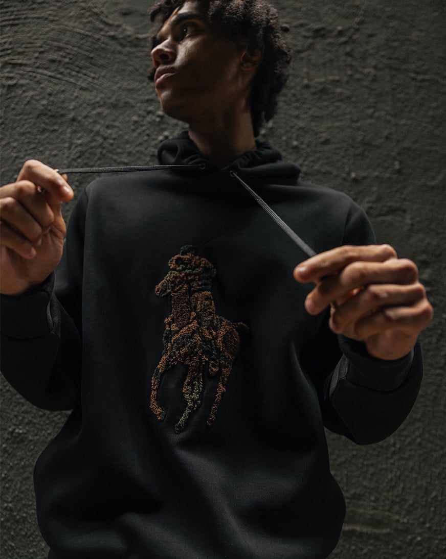 Shop Polo Ralph Lauren Camo Big Pony Double-Knit Hoodie Shop Polo Ralph Lauren Camo Big Pony Double-Knit Hoodie