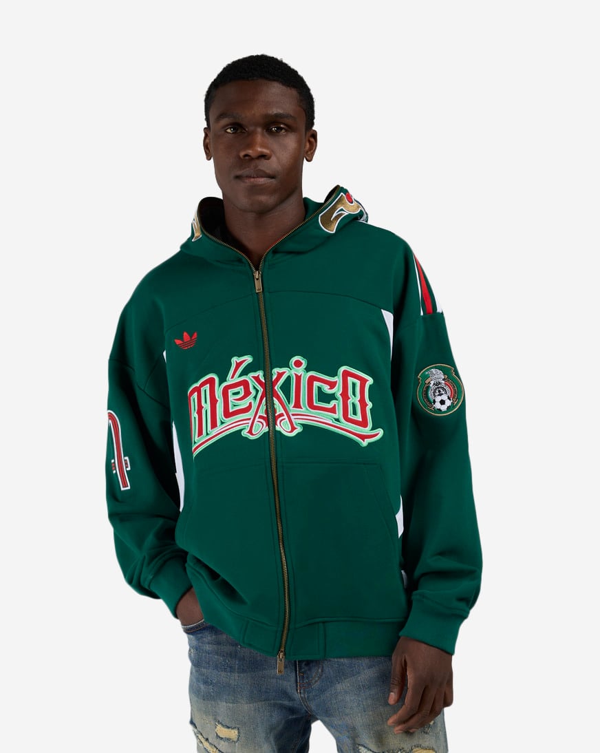 Shop adidas Originals Mexico 26 Hoodie HY5098 green | SNIPES USA