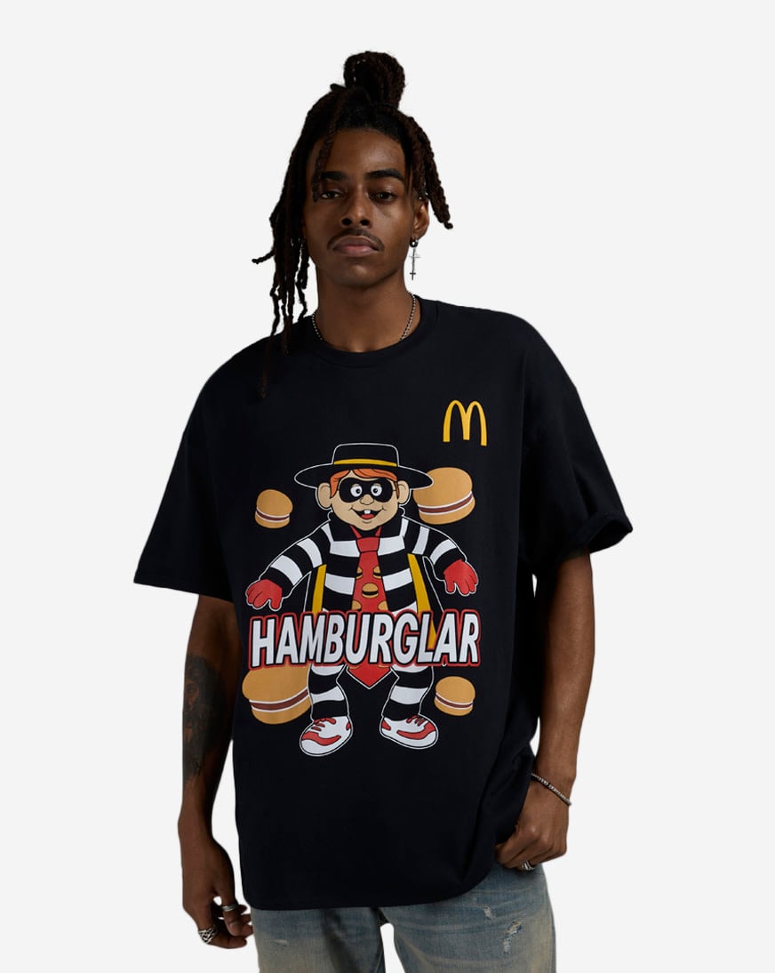 Shop Graphic Tees McDonald's Burglar Tee MCD2481XX black | SNIPES USA
