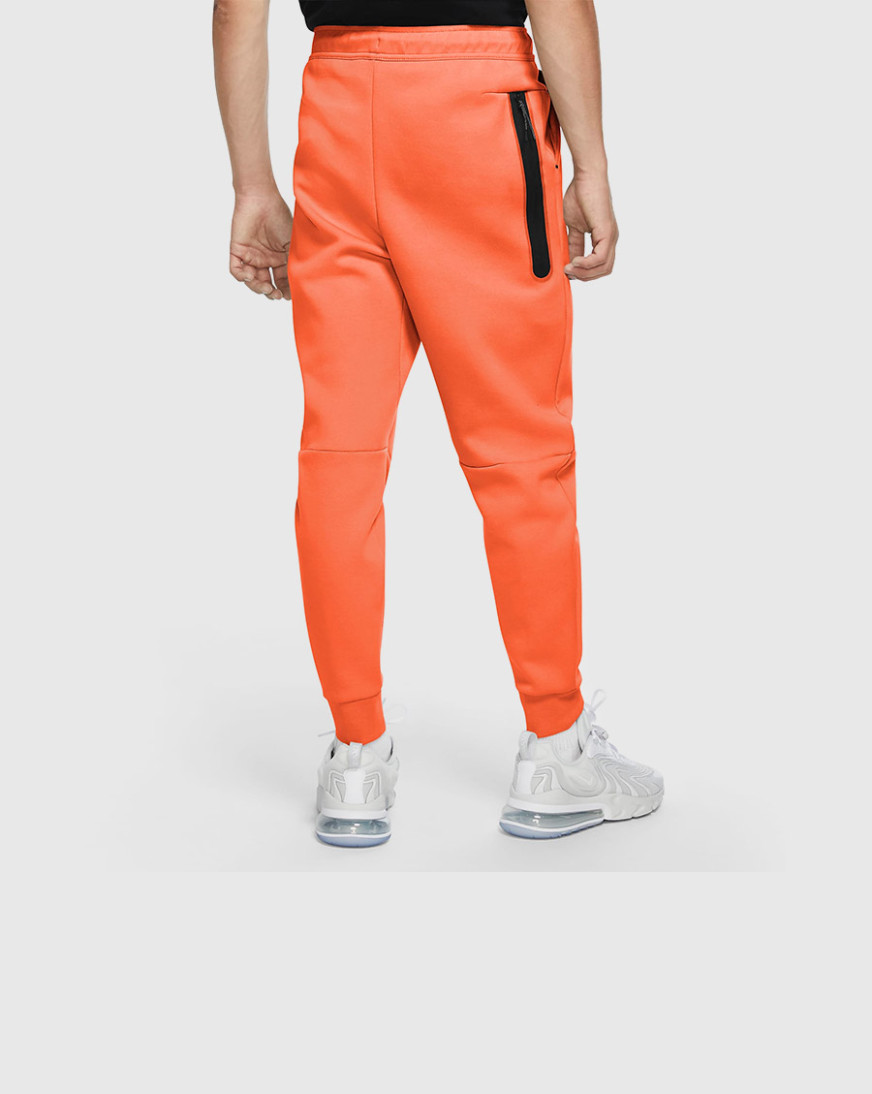 nike tech fleece pants orange