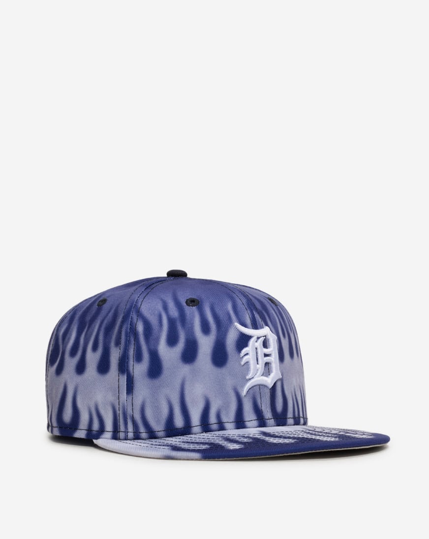Shop New Era 59Fifty Detroit Tigers Flames Fitted Hat 60949336