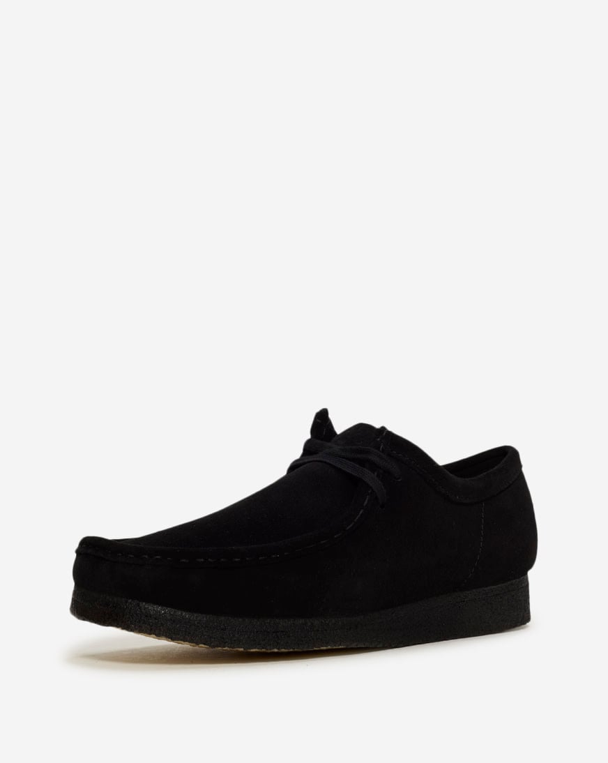 Shop Clarks Wallabee Suede 26155519 black | SNIPES USA