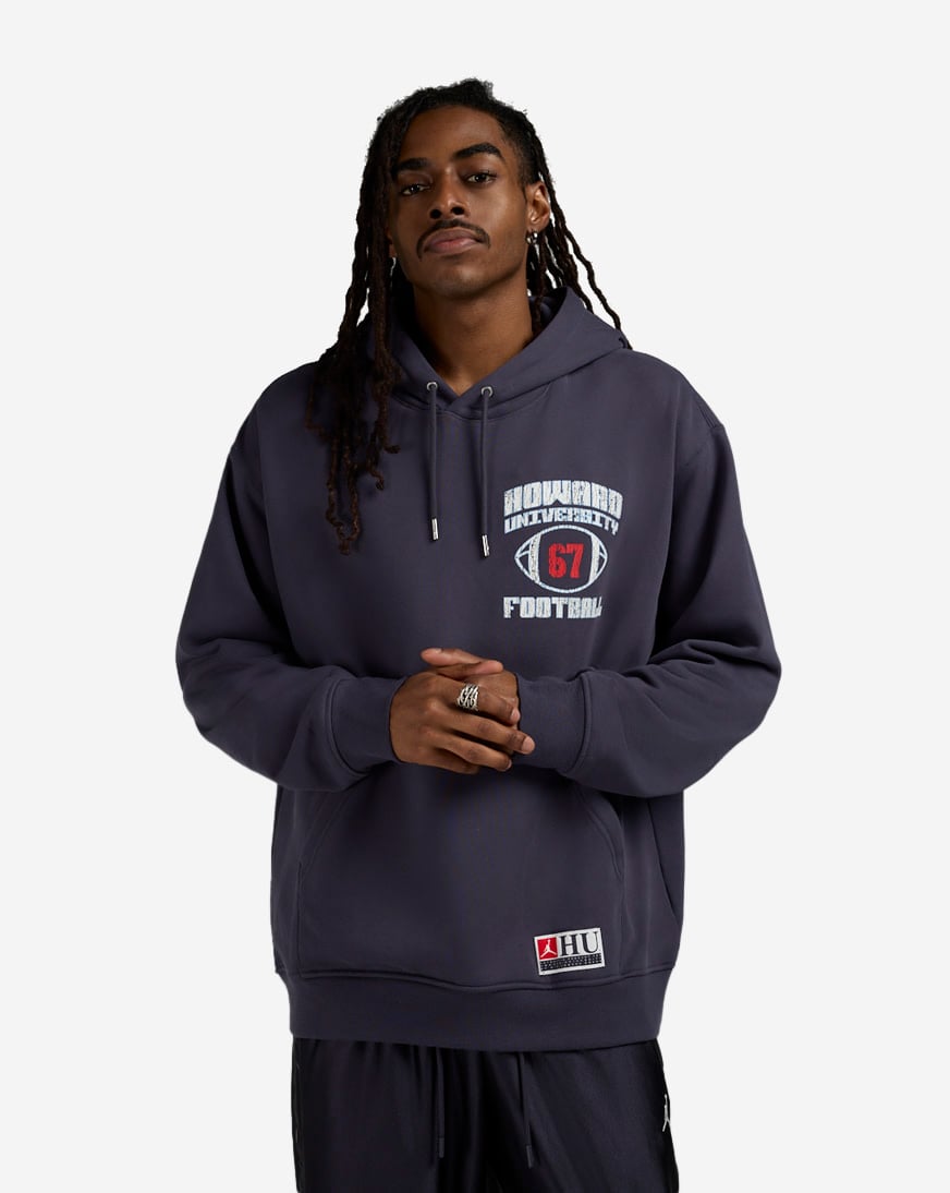 Shop Jordan MVP Fleece Howard University Pullover Hoodie