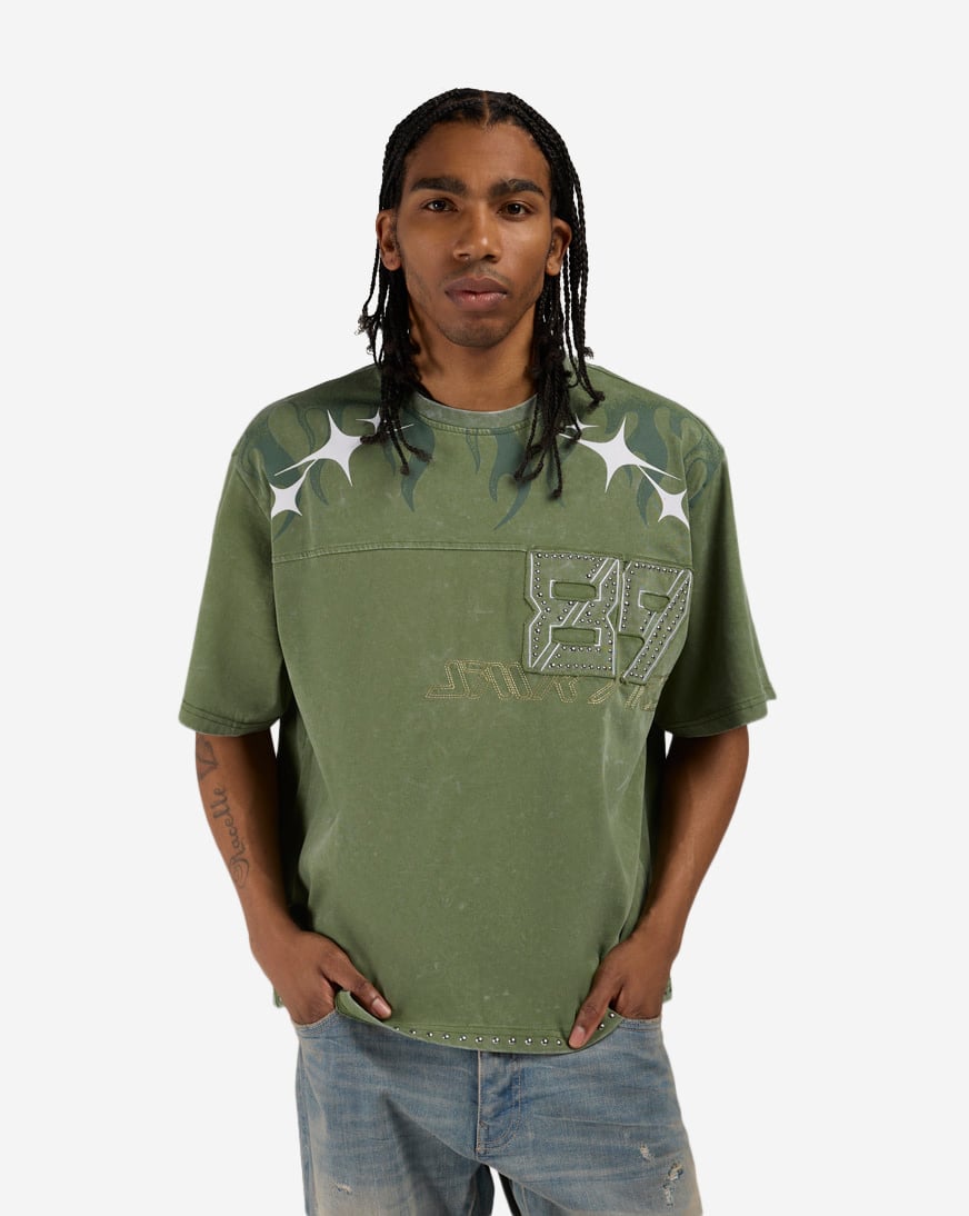 Shop Smoke Rise Super Sonic T-Shirt KT26S447SNZ-VIN green | SNIPES USA