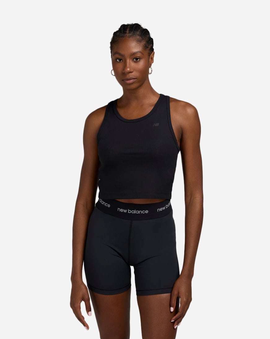 Shop New Balance Micro-Rib Tank WT43523-BK black | SNIPES USA
