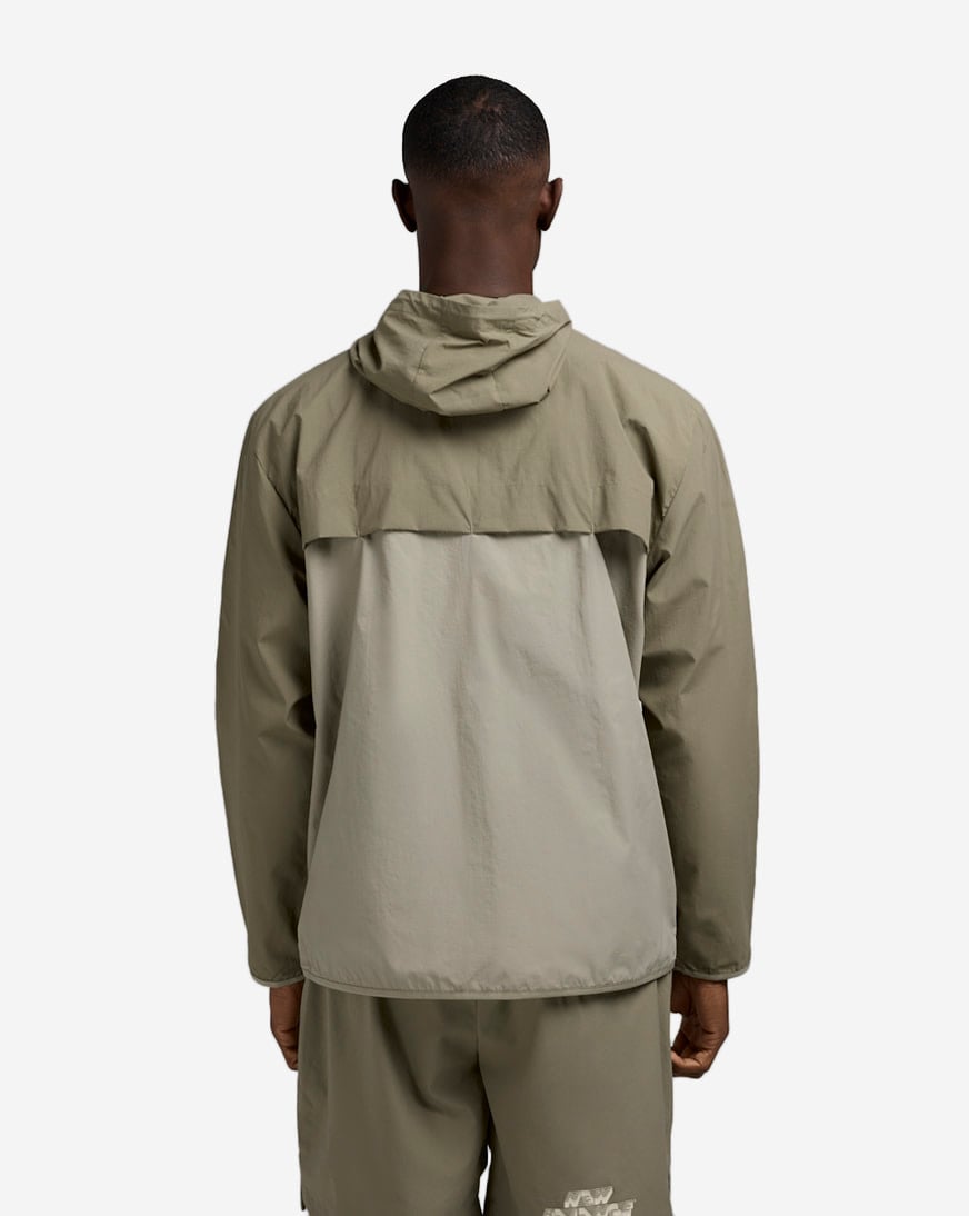 Shop New Balance Athletics Full Zip Woven Jacket MJ41506-DOK