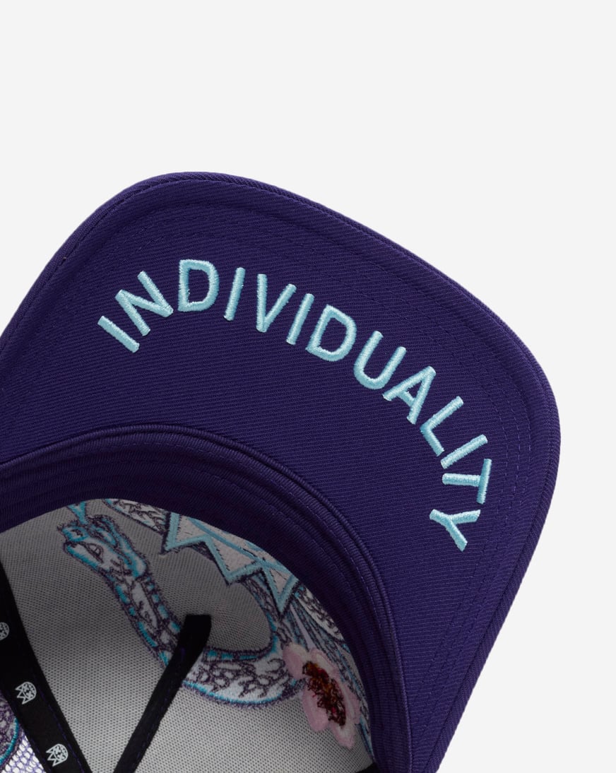 Shop Cult of Individuality Snakes Mesh Back Trucker Hat 626AS